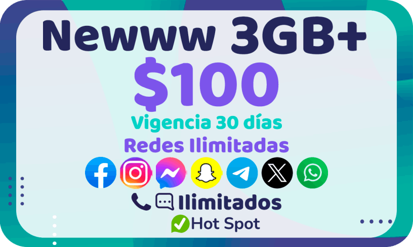 sim&nbsp;​3Gb x​30d